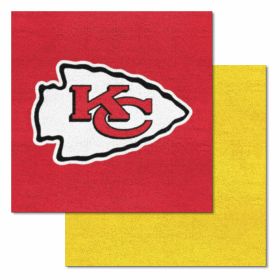 NFL - Kansas City Chiefs 18"x18" Carpet Tiles