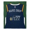 [Personalization Only] OFFICIAL NBA Jersey Silk Touch Throw Blanket - Jazz