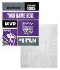 [Personalization Only] OFFICIAL NBA Colorblock Silk Touch Sherpa Throw Blanket - Sacramento Kings