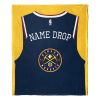 [Personalization Only] OFFICIAL NBA Jersey Silk Touch Throw Blanket - Nuggets