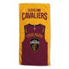 [Personalization Only] OFFICIAL NBA Jersey Beach Towel - Cleveland Cavaliers