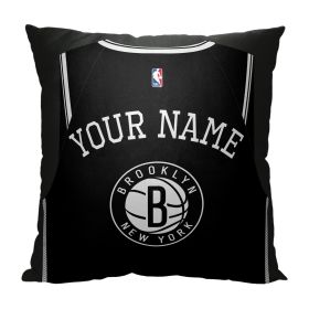 [Personalization Only] OFFICIAL NBA Jersey Personalized Pillow - Brooklyn Nets