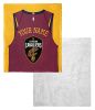 [Personalization Only] OFFICIAL NBA Jersey Silk Touch Sherpa Throw Blanket - Cavaliers