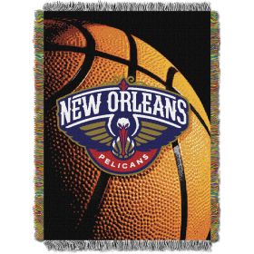 Pelicans OFFICIAL National Basketball Association; "Photo Real" 48"x 60" Woven Tapestry Throw by The Northwest Company