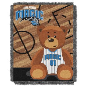 Magic OFFICIAL National Basketball Association; "Half-Court" Baby 36"x 46" Triple Woven Jacquard Throw by The Northwest Company