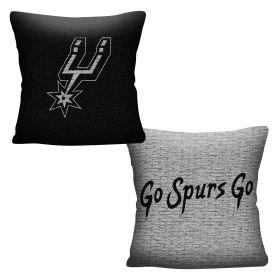 Spurs OFFICIAL "Invert" Woven Pillow