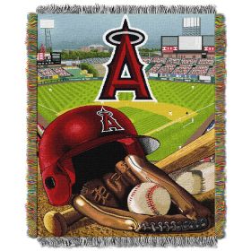 Angels OFFICIAL Major League Baseball; "Home Field Advantage" 48"x 60" Woven Tapestry Throw by The Northwest Company