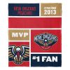 [Personalization Only] OFFICIAL NBA Colorblock Silk Touch Throw Blanket - Pelicans