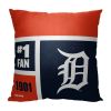 [Personalization Only] OFFICIAL MLB Colorblock Personalized Pillow - Detroit Tigers