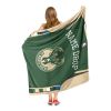 [Personalization Only] OFFICIAL NBA Jersey Personalized Silk Touch Throw Blanket - Bucks