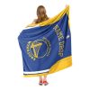 [Personalization Only] OFFICIAL NBA Jersey Personalized Silk Touch Throw Blanket - Warriors