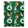 Celtics OFFICIAL NBA & Disney's Mickey Mouse Character Hugger Pillow & Silk Touch Throw Set; 40" x 50"