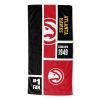 [Personalization Only] OFFICIAL NBA Colorblock Personalized Beach Towel - Atlanta Hawks