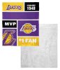 [Personalization Only] OFFICIAL NBA Colorblock Silk Touch Sherpa Throw Blanket - Los Angeles Lakers