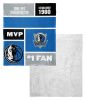 [Personalization Only] OFFICIAL NBA Colorblock Silk Touch Sherpa Throw Blanket - Dallas Mavericks