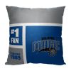 [Personalization Only] OFFICIAL NBA Colorblock Personalized Pillow - Orlando Magic