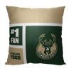 [Personalization Only] OFFICIAL NBA Colorblock Personalized Pillow - Milwaukee Bucks