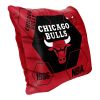 Bulls OFFICIAL NBA "Connector" Double Sided Velvet Pillow; 16" x 16"