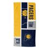 [Personalization Only] OFFICIAL NBA Colorblock Personalized Beach Towel - Indiana Pacers