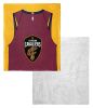 [Personalization Only] OFFICIAL NBA Jersey Silk Touch Sherpa Throw Blanket - Cavaliers