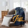 Jazz OFFICIAL NBA "Signature" Raschel Throw Blanket; 50" x 60"